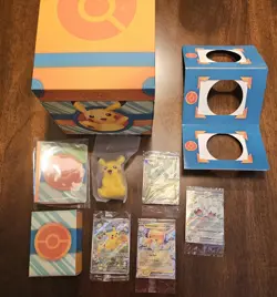 Pokemon TCG Paldea Adventure Chest, OPEN, NO PACKS, Include ALL 7 PROMO See PICS - Image 1