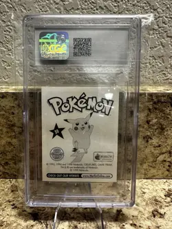 1998 Pokemon Merlin Series 1 #50 Diglett Sticker CGC 8 - Image 2