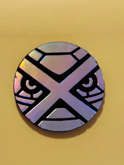 1x Silver Metagross Coin Pokemon TCG Collector Coin PB - Image 1