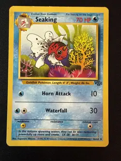 1999 Pokemon Jungle Seaking 46/64 Uncommon Vintage WOTC - Image 1