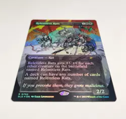 MTG - Relentless Rats - Foil - SLD 0752 - Secret Lair Rare Magic the Gathering - Image 4