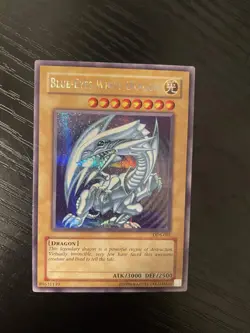 Blue-Eyes White Dragon DDS-001 Secret Rare Promo Yugioh - Image 1