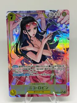 ONE PIECE Japanese Nico Robin Alt Art EB03-055 SR ONE PIECE Heroines Edition NM - Image 2