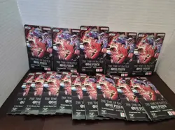 One Piece OP16 The Time of Battle Sleeved Boosters (Lot of 14) SEALED - Image 2