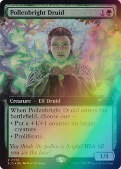 MTG - Pollenbright Druid - Foil - SLD 0776 - Secret Lair - Rare - Magic - Image 1