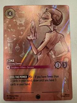 Disney Lorcana Azurite Sea Yzma Enchanted Foil Card - Image 1