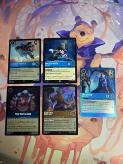Disney Lorcana Mixed Promo Cards Lot Of 5 - Image 1