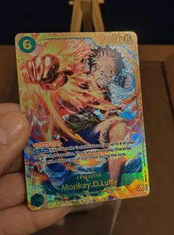 MONKEY D LUFFY - One Piece OP13-118 - SEC Secret Rare - Carrying On His Will - Image 4