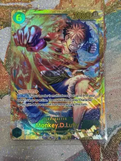 Monkey D Luffy SEC OP13-118 Carrying on His Will One Piece English Secret Rare - Image 1