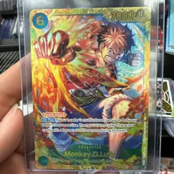 Monkey D Luffy SEC OP13-118 Carrying on His Will One Piece English Secret Rare - Image 1