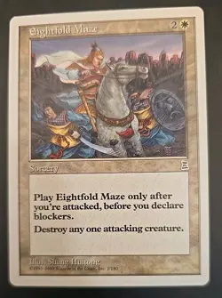 Eightfold Maze Portal Three Kingdoms MTG Lightly Played - Image 1