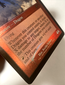 MTG Scourge of Valkas (Retro Frame Foil) Secret Lair Drop 2 Promo NM - Image 2