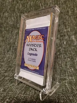 Protection Plexi - Frame for 1 Booster Magic MTG - UV Resistant - Image 1