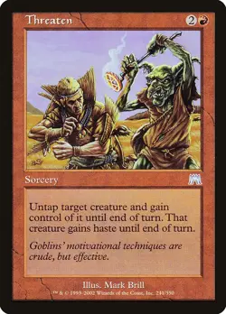 MTG - Threaten [Onslaught] - Image 1