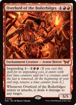 MTG Overlord of the Boilerbilges [Duskmourn: House of Horror] Near Mint Magic - Image 1
