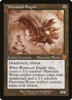 MTG Wurmcoil Engine (Schematic) BRR #126 RARE - Image 1