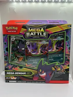 Mega Battle Deck Mega Gengar Ex Sealed Box Pokemon w/ Haunter Promo US SELLER - Image 1