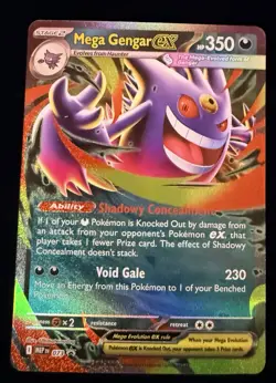 Pokemon TCG Mega Moonlit Tin Mega Gengar Ex Promo 073 - Image 1