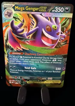 Pokemon TCG Mega Moonlit Tin Mega Gengar Ex Promo 073 - Image 3