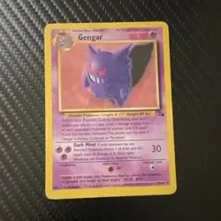 The Pokemon Company Gengar Fossil Rare Regular EN 80HP Stage 2 20/62 Unlimited - Image 1