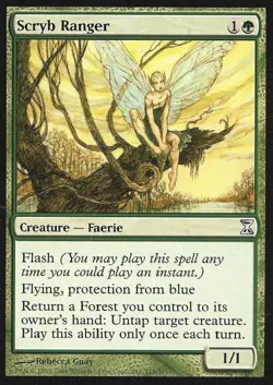 Scryb Ranger - Medium Play MTG Time Spiral - Image 1