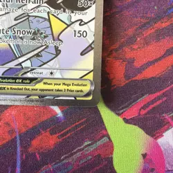 Pokemon Mega Froslass EX 265/217 Secret Rare Full Art Holo MINT - Image 5