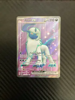 ABSOL EX 214/197 ULTRA RARE OBSIDIAN FLAMES POKEMON HOLO NEAR MINT - Image 1