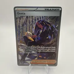 Pokemon Geeta 226/197 Obsidian Flames SV Special Illustration Rare Trainer - Image 1