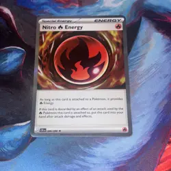 NITRO ENERGY - 86/86 - HOLO - ME04 CHAOS RISING - POKEMON - REVERSE HOLO - NM/M - Image 1