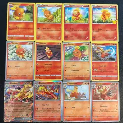 12 Torchic Combusken Blaziken Pokemon TCG 🐤🐣🐥🔥🔥😍 mix Lot Cute Collection. - Image 1