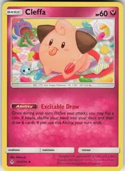 Cleffa 131/214 Uncommon Unbroken Bonds Pokemon Near Mint - Image 1
