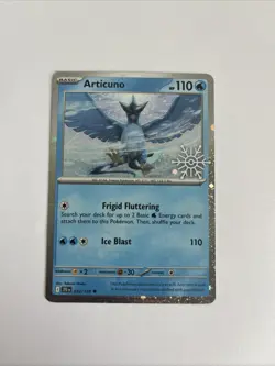 Articuno 32/159 Holiday Calendar STAMP Cosmos Holo | Pokemon Journey Together - Image 1