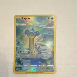 Pokemon Lapras GG05/GG70 Crown Zenith Galarian Gallery Ultra Rare Holo 130 HP - Image 1