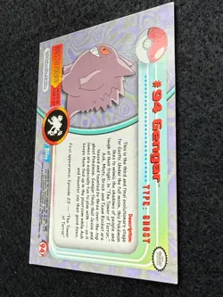 Topps 1999 Gengar #94 Non Holo - Image 3
