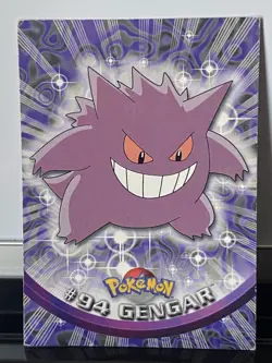 GENGAR Topps Pokemon TV Non Holo Animation 1st Series Blue Logo # 94 - Image 1