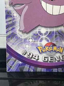 GENGAR Topps Pokemon TV Non Holo Animation 1st Series Blue Logo # 94 - Image 5