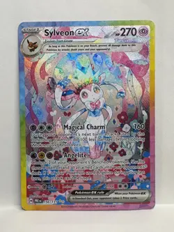 Pokemon Prismatic Evolutions Sylveon #156 Special Illustration Psa 10 Worthy - Image 1