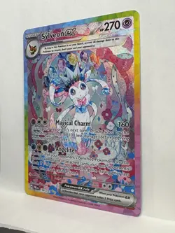 Pokemon Prismatic Evolutions Sylveon #156 Special Illustration Psa 10 Worthy - Image 2