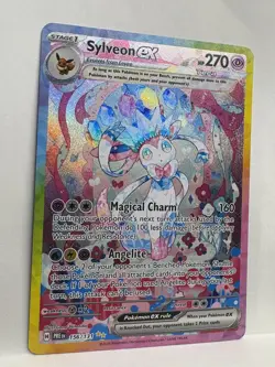 Pokemon Prismatic Evolutions Sylveon #156 Special Illustration Psa 10 Worthy - Image 4