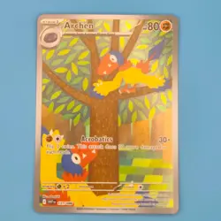 ARCHEN 131/086 HOLO ILLUSTRATION RARE WHITE FLARE POKEMON HOLO NM/M - Image 1