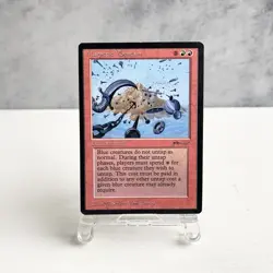 MTG Magnetic Mountain Arabian Nights 1993 Susan Van Camp Vintage Rare Red Enchan - Image 1