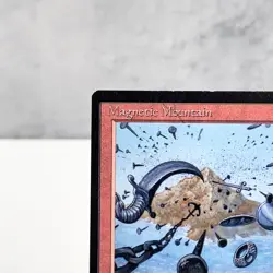 MTG Magnetic Mountain Arabian Nights 1993 Susan Van Camp Vintage Rare Red Enchan - Image 2