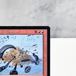 MTG Magnetic Mountain Arabian Nights 1993 Susan Van Camp Vintage Rare Red Enchan - Image 3