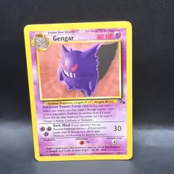 Pokemon 2000 Gengar 20/62 Fossil Non Holo Rare - Image 1