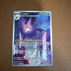 Crobat 093/86 Illustration Rare Pokemon Chaos Rising ME04 NM - Image 1