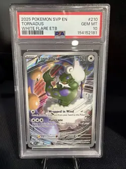 Pokemon Tornadus #210 Sv: Scarlet & Violet Promo Holo PSA 10 120 HP - Image 1