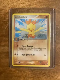Combusken 16/100 Pokemon TCG EX Crystal Guardians Reverse Holo Rare Stamped - Image 1