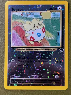 Pokemon Southern Islands Togepi 04/18 Promo Reverse Holo LP - Image 1