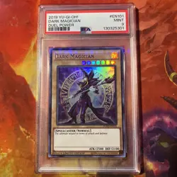 2019 YU-GI-OH! Yugioh DARK MAGICIAN DUEL POWER #EN101 PSA 9 - Image 1