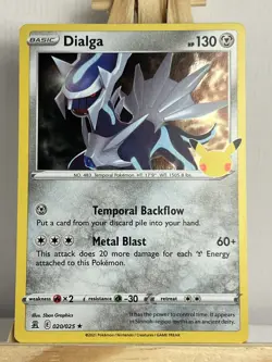 Dialga 020/025 Celebrations Holo Rare Pokemon TCG NM/Near Mint - Image 1